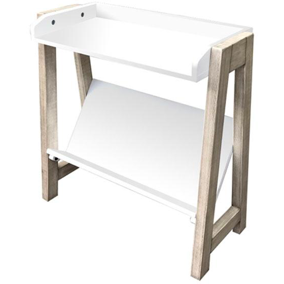 Blariden Small Bookcase - Compact Wooden Bookshelf for Home & Office - Perfect for Bedroom, Living Room, or Study Organizer