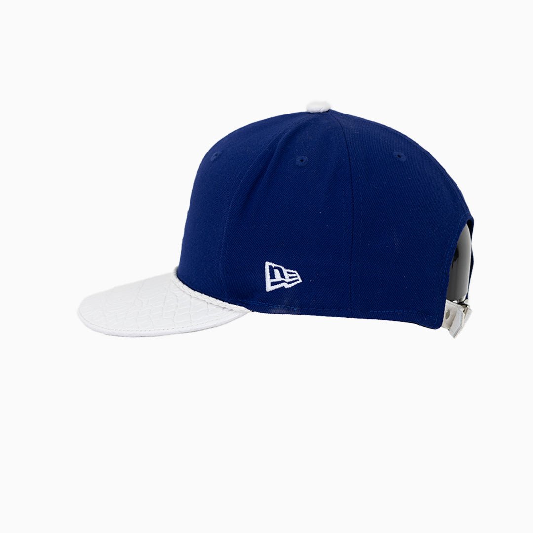 Breyer's Buck 50 Los Angeles Dodgers Baseball Cap with Genuine Leather Visor - Perfect for Game Day, Sports Fans & Streetwear Fashion