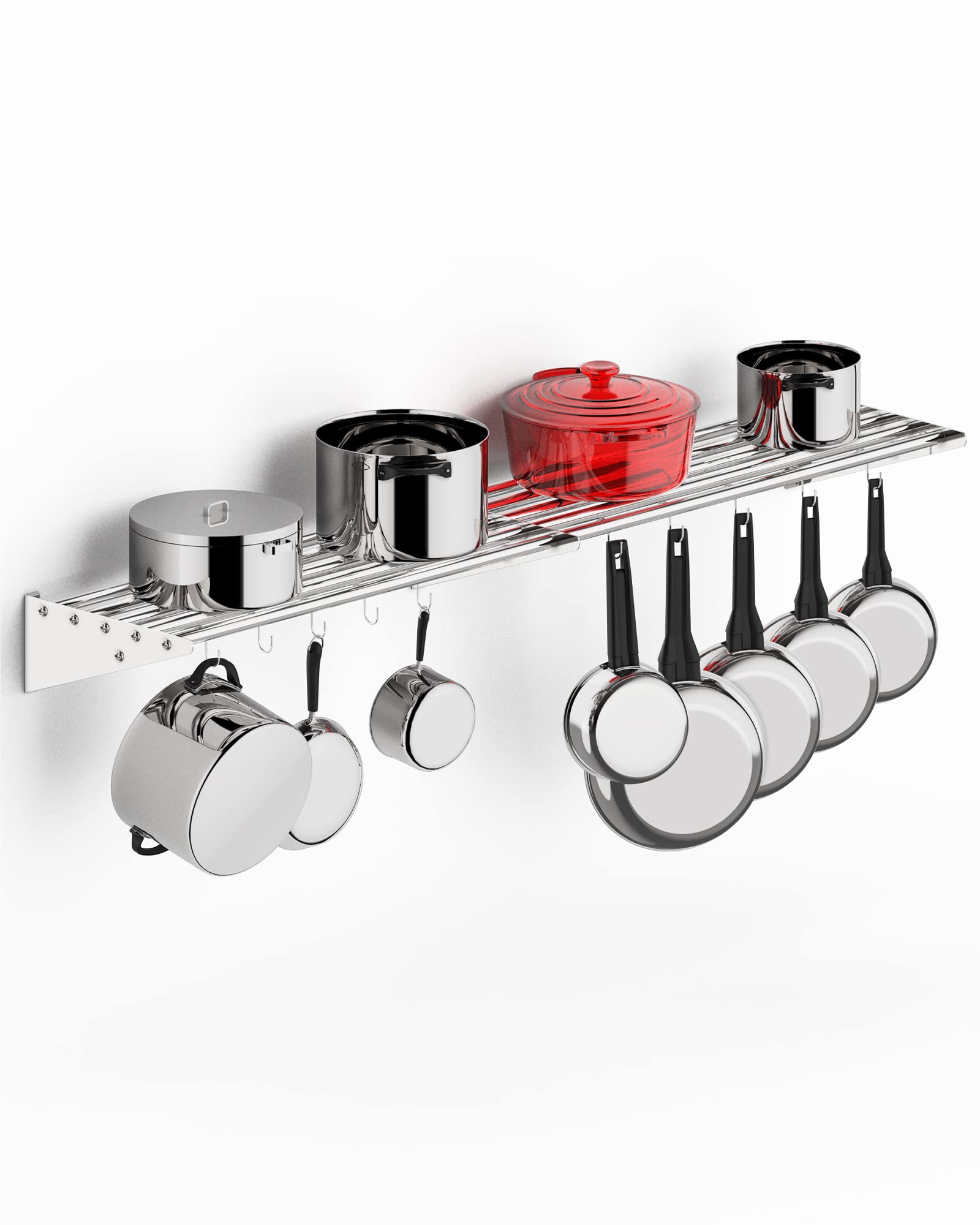 Stainless Steel Wall Mount Kitchen Shelf - NSF Certified 12