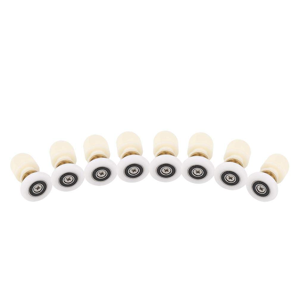 25mm Sliding Glass Shower Door Rollers & Runners - Premium Bathroom Hardware for Smooth Shower Door Operation | Perfect for Bathroom Renovation & Shower Enclosure Maintenance