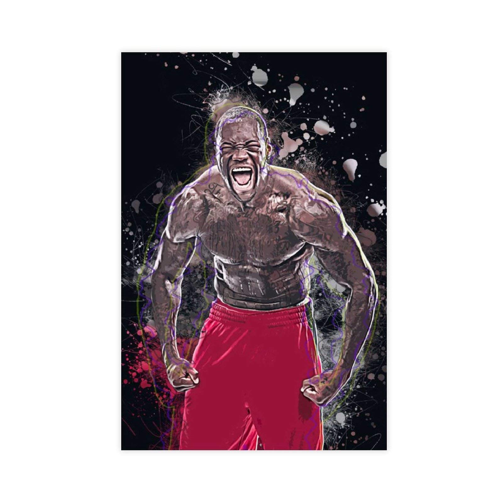 Deontay Wilder Legends Series Boxing Poster - 3 Canvas Prints for Bedroom, Office & Sports Decor - Unframed 2x18inch (30x45cm) - Perfect Gift for Boxing Fans & Home Gym Wall Art