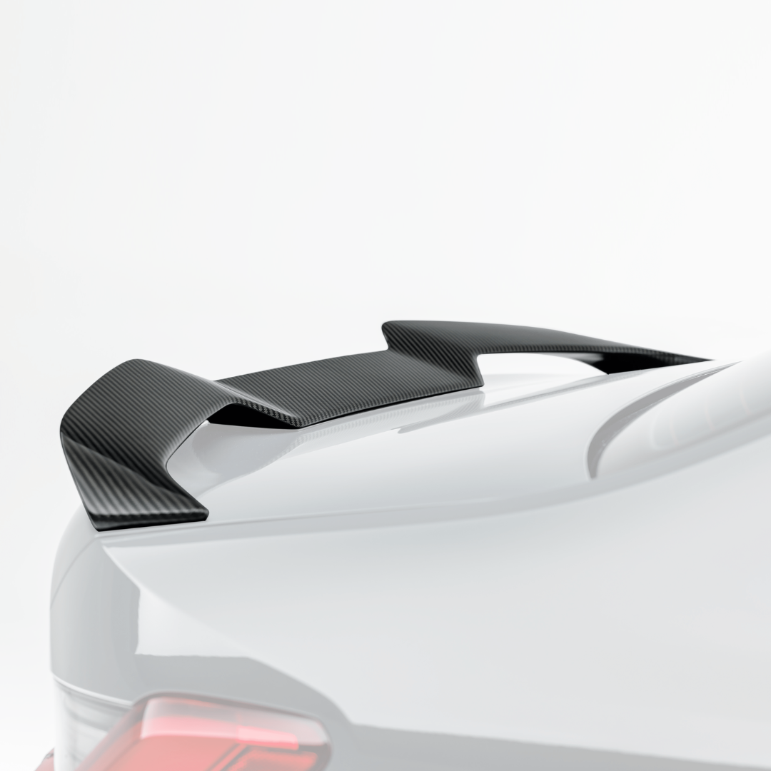 BMW G82 M4 Carbon Fiber Rear Trunk Spoiler - High Performance V-Style Wing for Enhanced Aerodynamics | Perfect for Track Racing & Street Style Upgrades