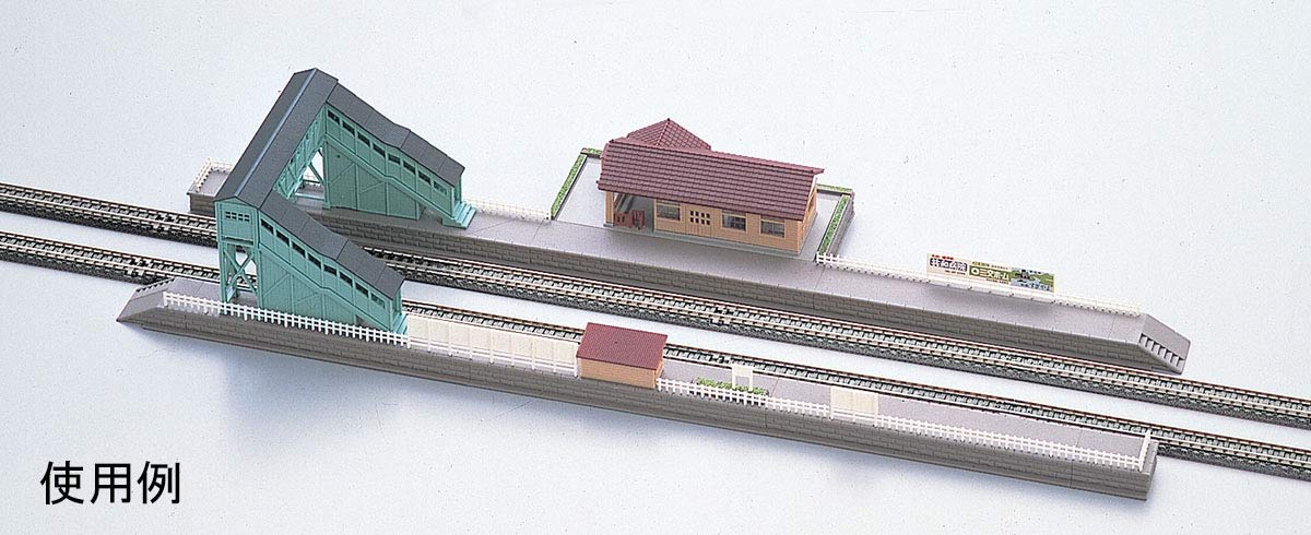TOMIX 4004 N Scale Wooden Overpass Bridge Model Train Accessory - Perfect for Model Railway Layouts, Dioramas & Train Scenery Building