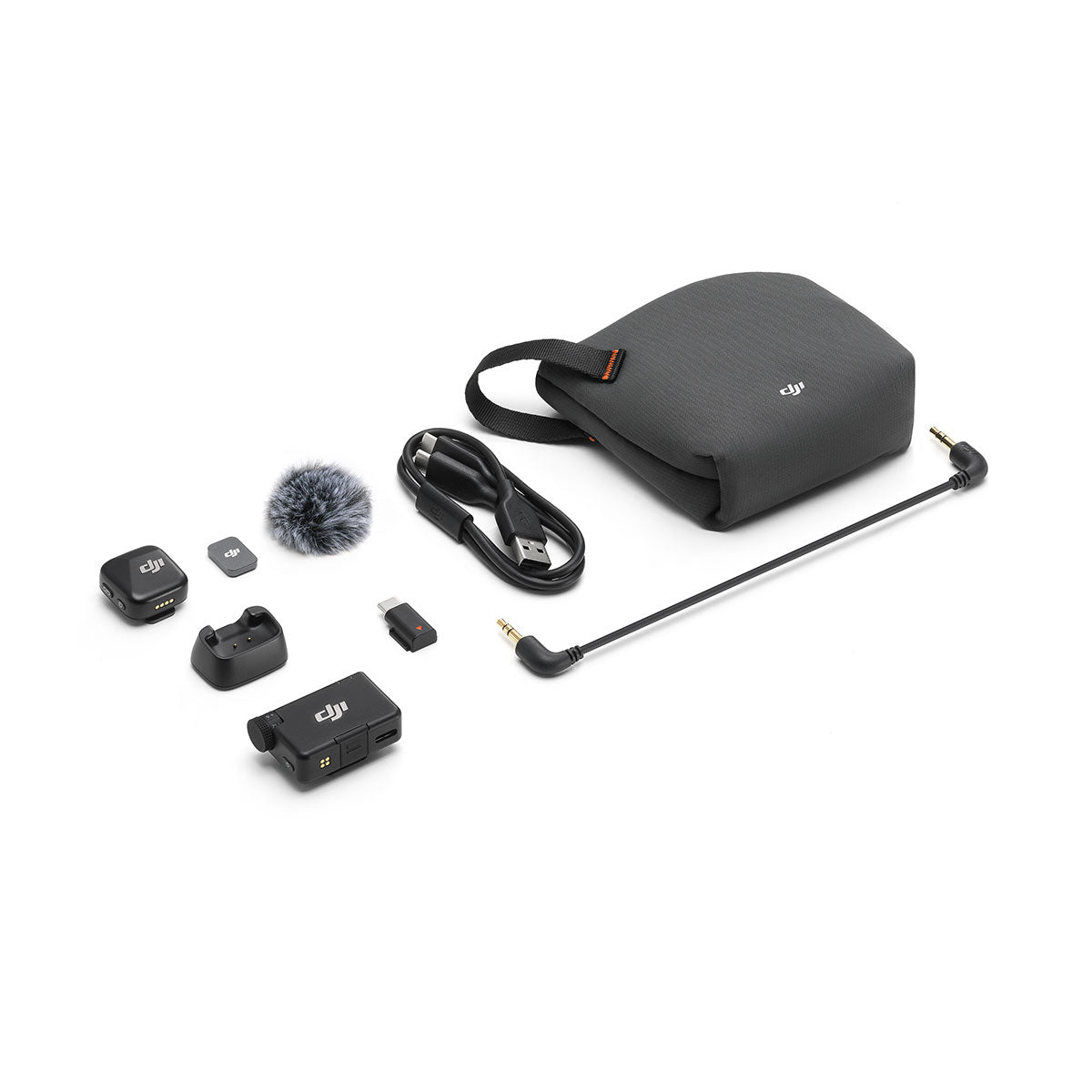 DJI Mic Mini Wireless Lavalier Microphone System for iPhone, Android, Camera - Compact 1-Person Clip-On Mic for Vlogging, Interviews, YouTube & Live Streaming