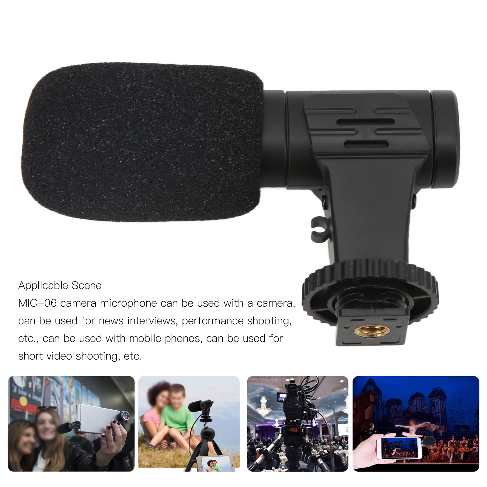 VBESTLIFE Universal 3.5mm Mini Microphone for Mobile Phone, Camera & Camcorder - Crystal Clear Audio for Live Streaming, Video Conferencing & Vlogging - Perfect for YouTube, TikTok & Zoom Meetings