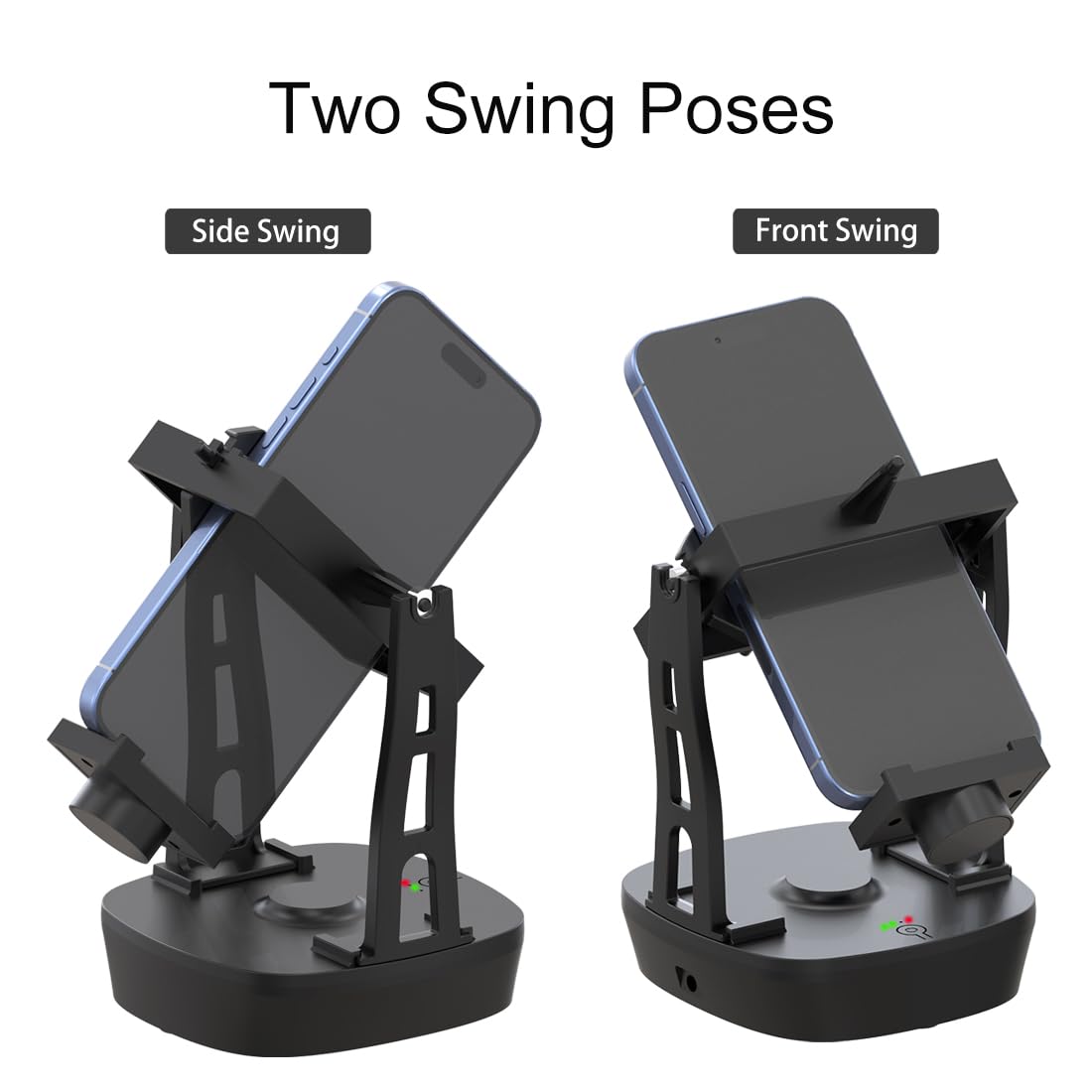 Automatic Phone Walker with Timer & Adjustable Speed - Simulates Human Walking (3000-12000 Steps/Hour) - 2 Swing Positions - Perfect for Step Tracking, Fitness Testing & Smartphone Cooling