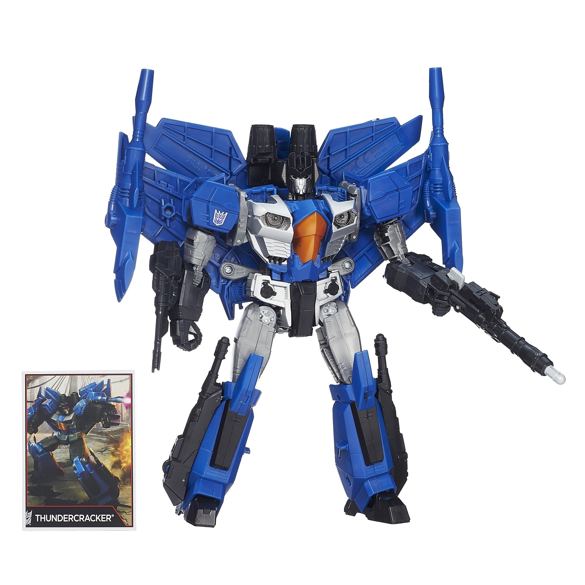 Transformers Generations Leader Class Thundercracker Action Figure - Premium Collectible Robot Toy for Adults & Kids, Perfect for Display, Gifts, and Role-Playing Scenes