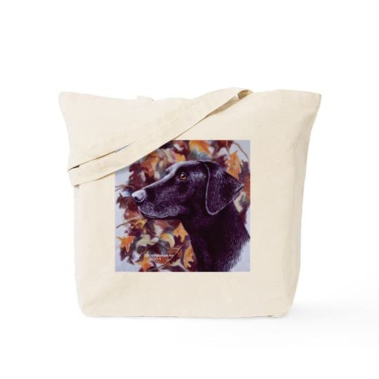 Miss Katy Black Labrador Tote Bag - Natural Canvas Reusable Shopping Bag for Groceries, Beach & Work | Eco-Friendly Cotton Tote with Dog Lover Design