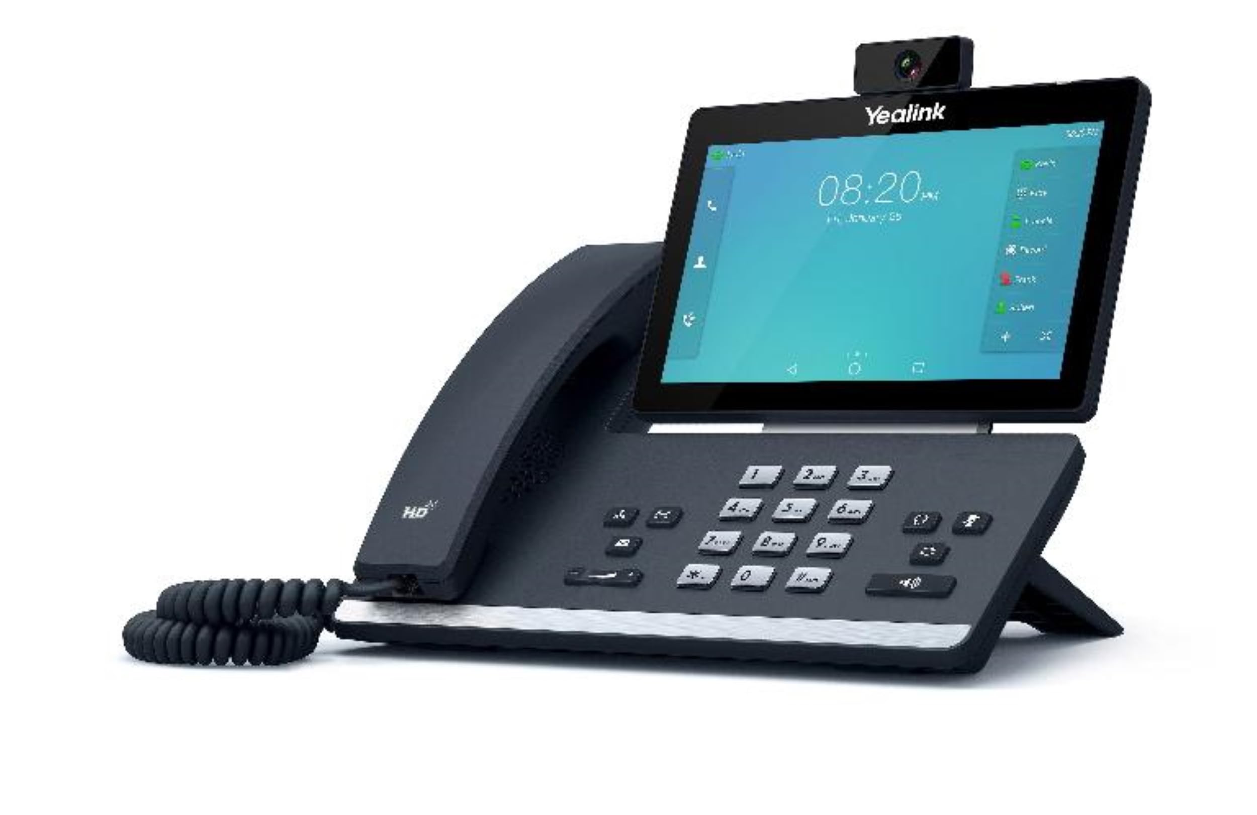 T58A Smart HD Media Phone with CAM - High Definition Video Calling & Streaming for Home & Office Use