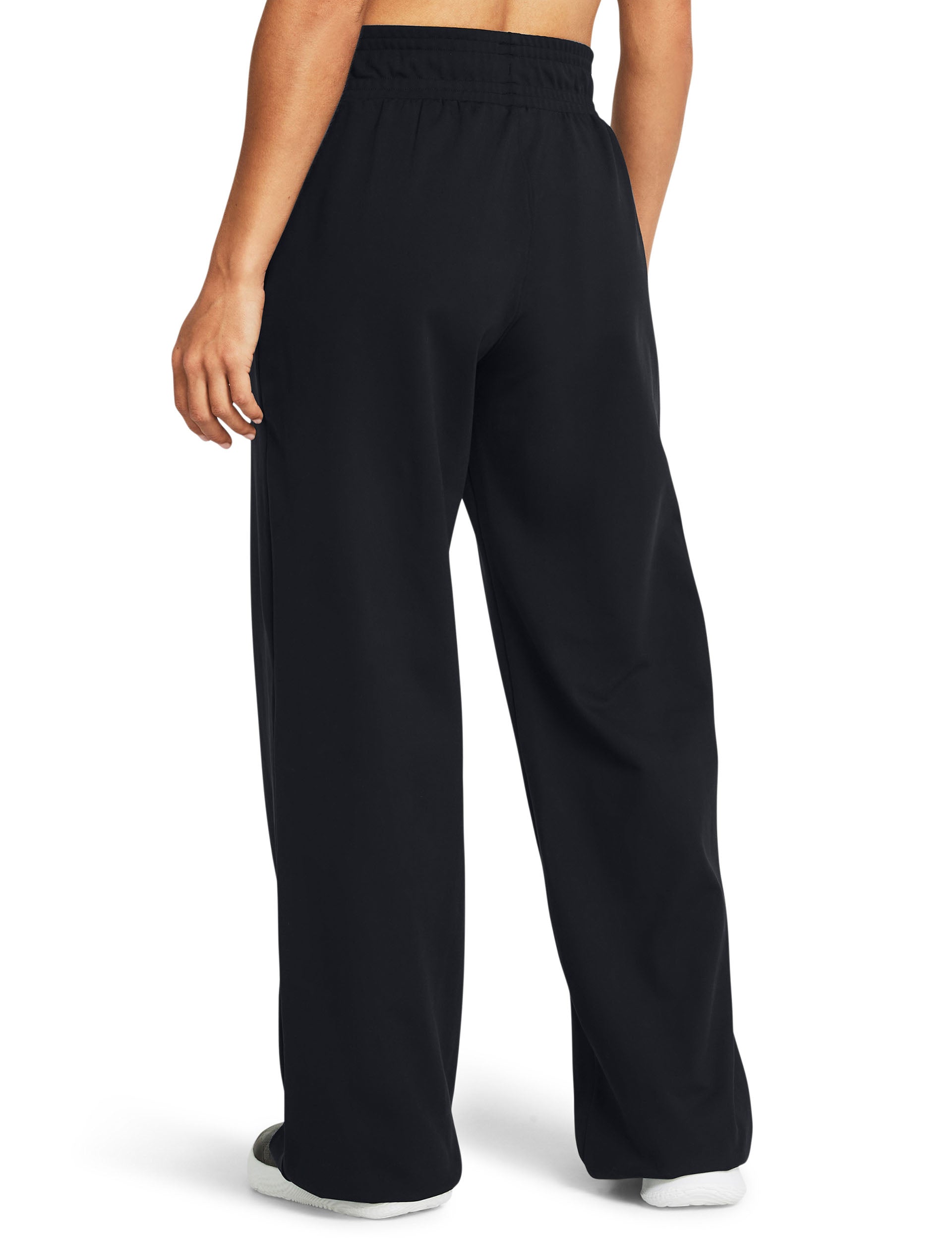 Motion Open Hem Pants for Women - Black & White - Comfortable Lounge & Yoga Pants for Casual Wear, Workout, and Home Relaxation