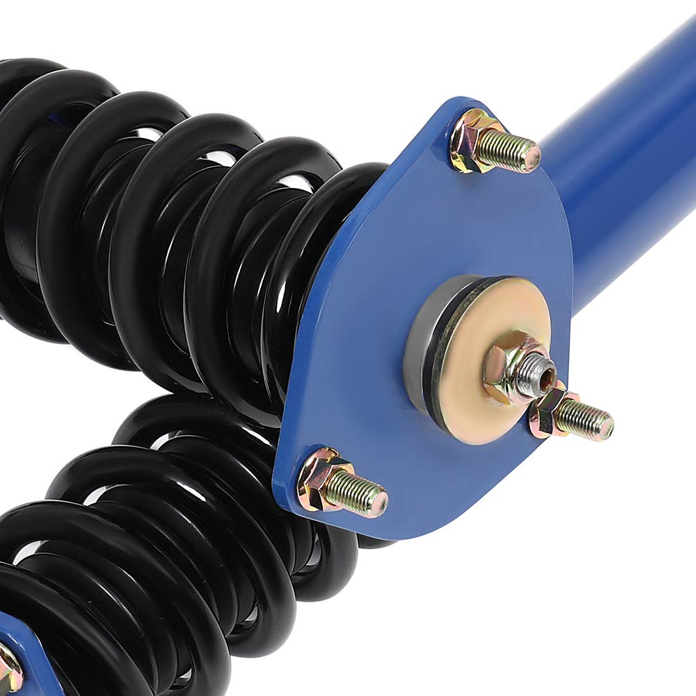 ECCPP Adjustable Height Coilover Suspension Kit - Performance Coil Spring Shocks & Struts for 2007-2016 Lexus LS460 (Blue) | Perfect for Street Racing, Performance Tuning & Smooth Ride Upgrades