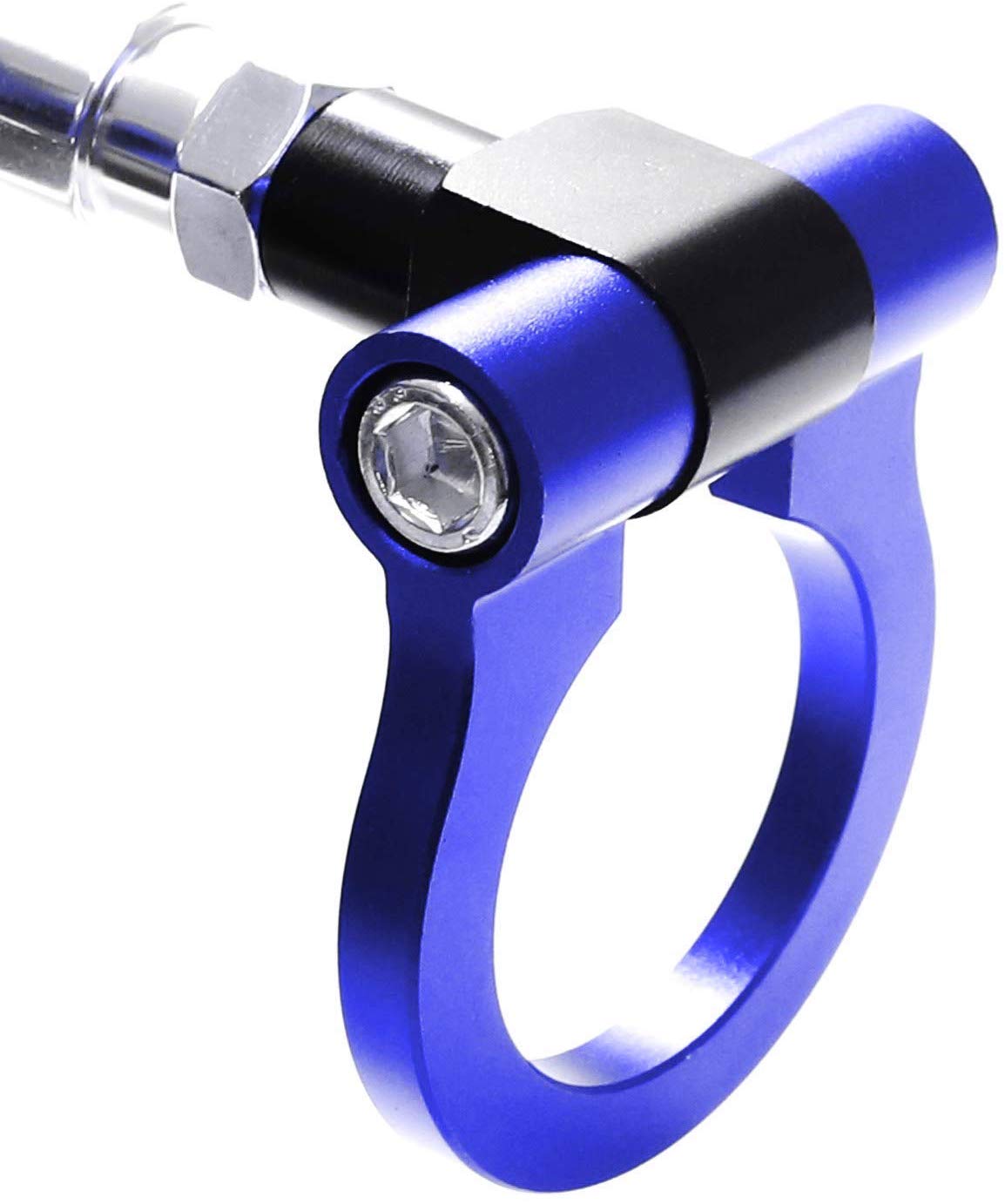 Blue Racing Style Aluminum Tow Hook Ring for Lexus NX200 NX200t NX300h - Off-Road Accessory & Car Styling Upgrade for Track Enthusiasts
