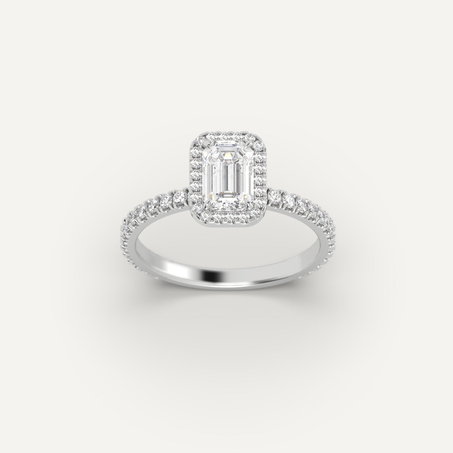 1 Carat Emerald Cut Diamond Ring - Elegant Solitaire Engagement Ring for Women - Perfect for Proposals, Weddings & Anniversaries