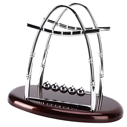 Stainless Steel Swinging Pendulum Ball - Stress Relief Desk Toy for Kids, School, Home & Office | Perfect for Focus, Relaxation & Fun