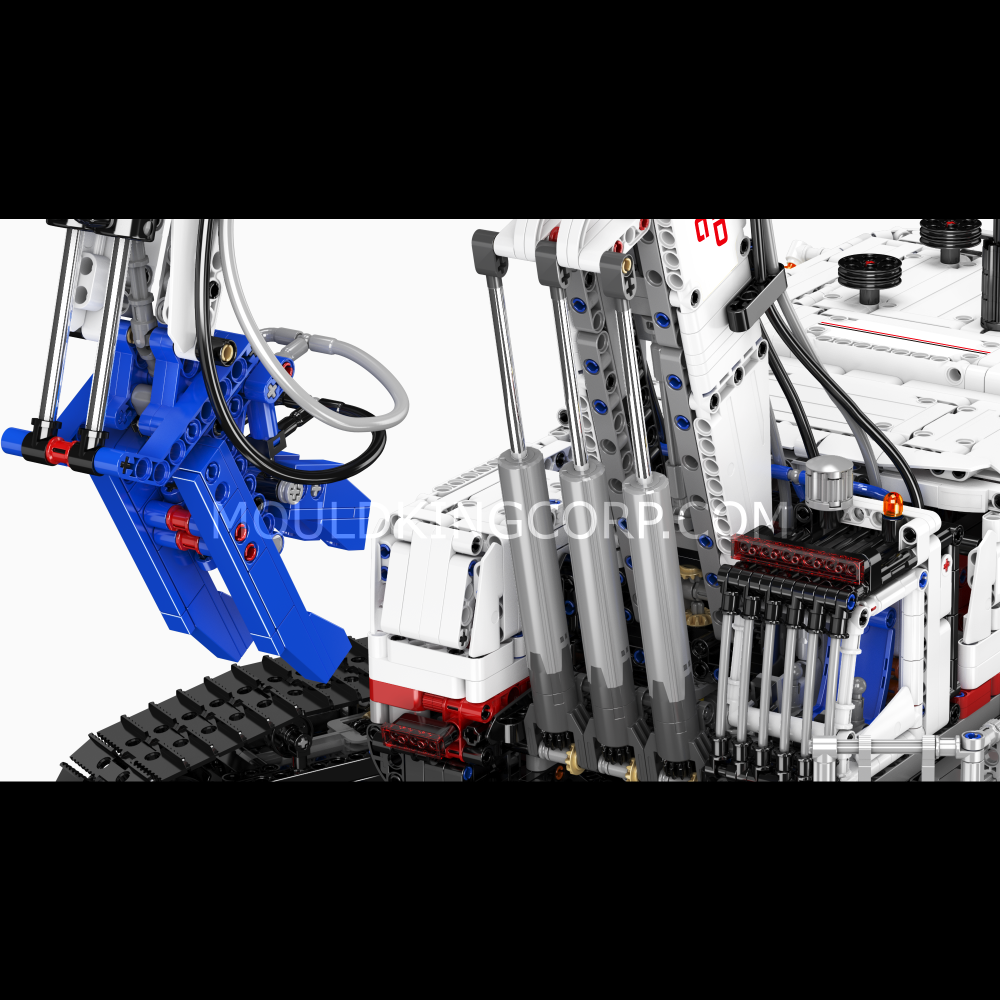 Mould King 17062 Remote Control Demolition Excavator Building Blocks Set - 4,195 Pieces STEM Toy for Kids & Adults | Construction Play, Engineering Learning, Gift for Model Enthusiasts