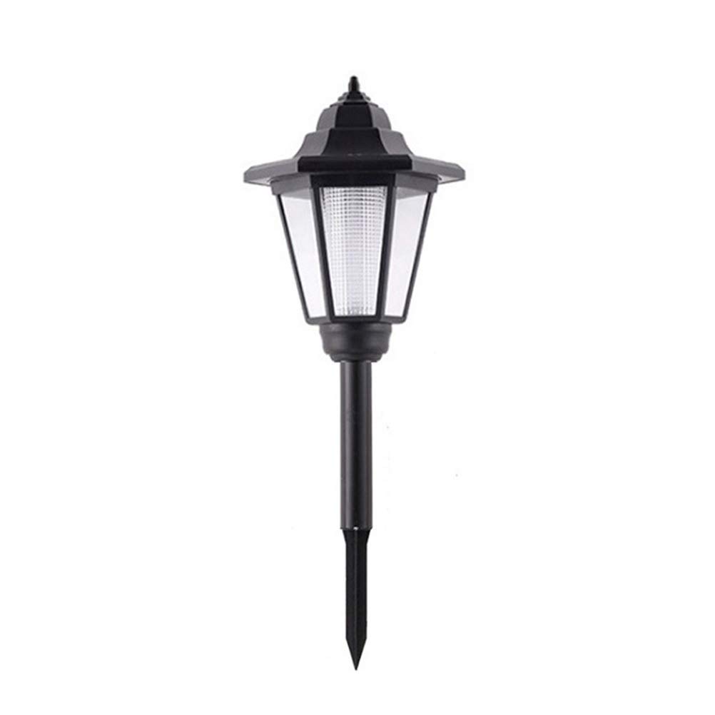 Solar Powered Hexagonal LED Wall Light - Waterproof Outdoor Garden Lights for Pathway, Courtyard & Lawn Landscape (1pc Spike Light) - Perfect for Patio, Yard, Driveway & Garden Decoration