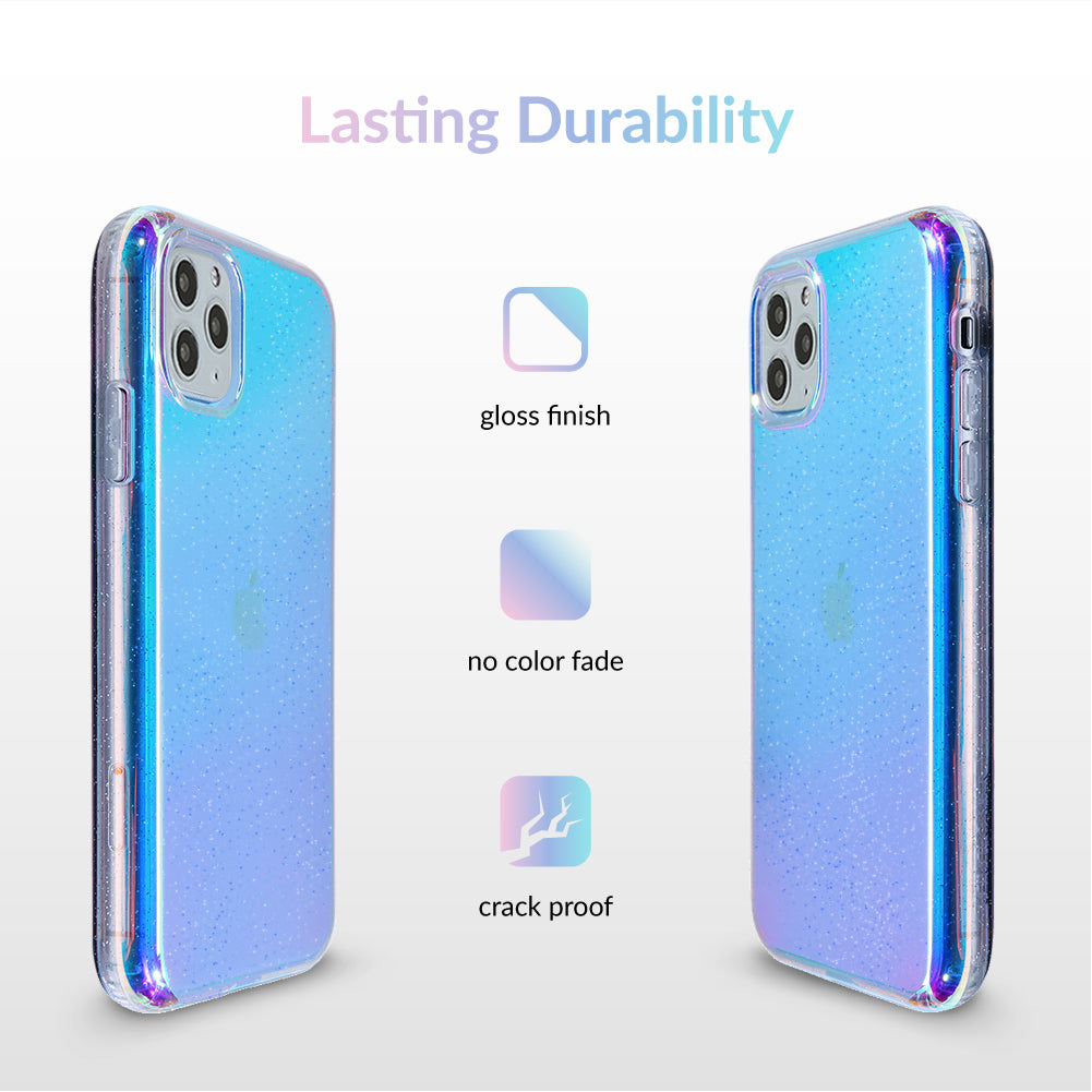 Glitter Nebula iPhone Case - Sparkling Galaxy Design Protective Cover for iPhone 12/13/14/15 Pro Max - Perfect for Parties, Gifts & Everyday Glam