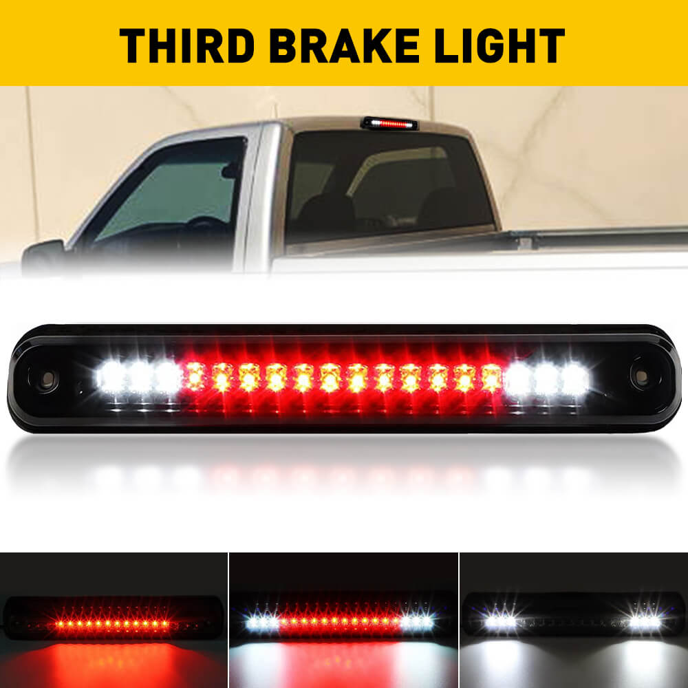 LED Third Brake Light Replacement for 88-98 Chevy C1500/K1500/Silverado & GMC C1500/K1500 - High Visibility Safety Light for Pickup Trucks