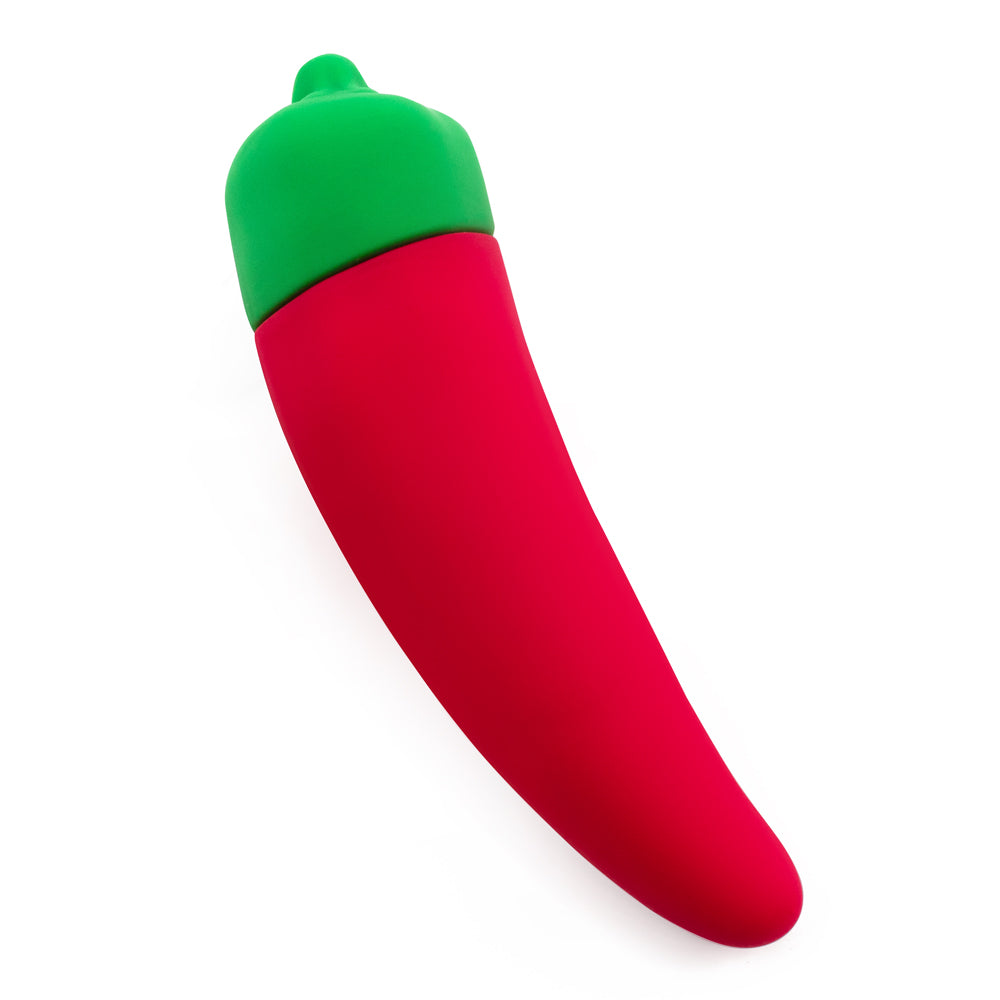 Emojibator Chili Pepper Emoji Mini Vibrator - Waterproof Silicone Personal Massager for Women, Perfect for Travel & Discreet Pleasure