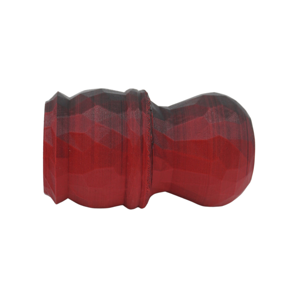 Premium 3D Printed Crimson Shadow Shaving Brush Handle - Fits 24mm 25mm 26mm Knots - Luxury Wet Shaving Accessory for Men's Grooming & Barber Shop Use
