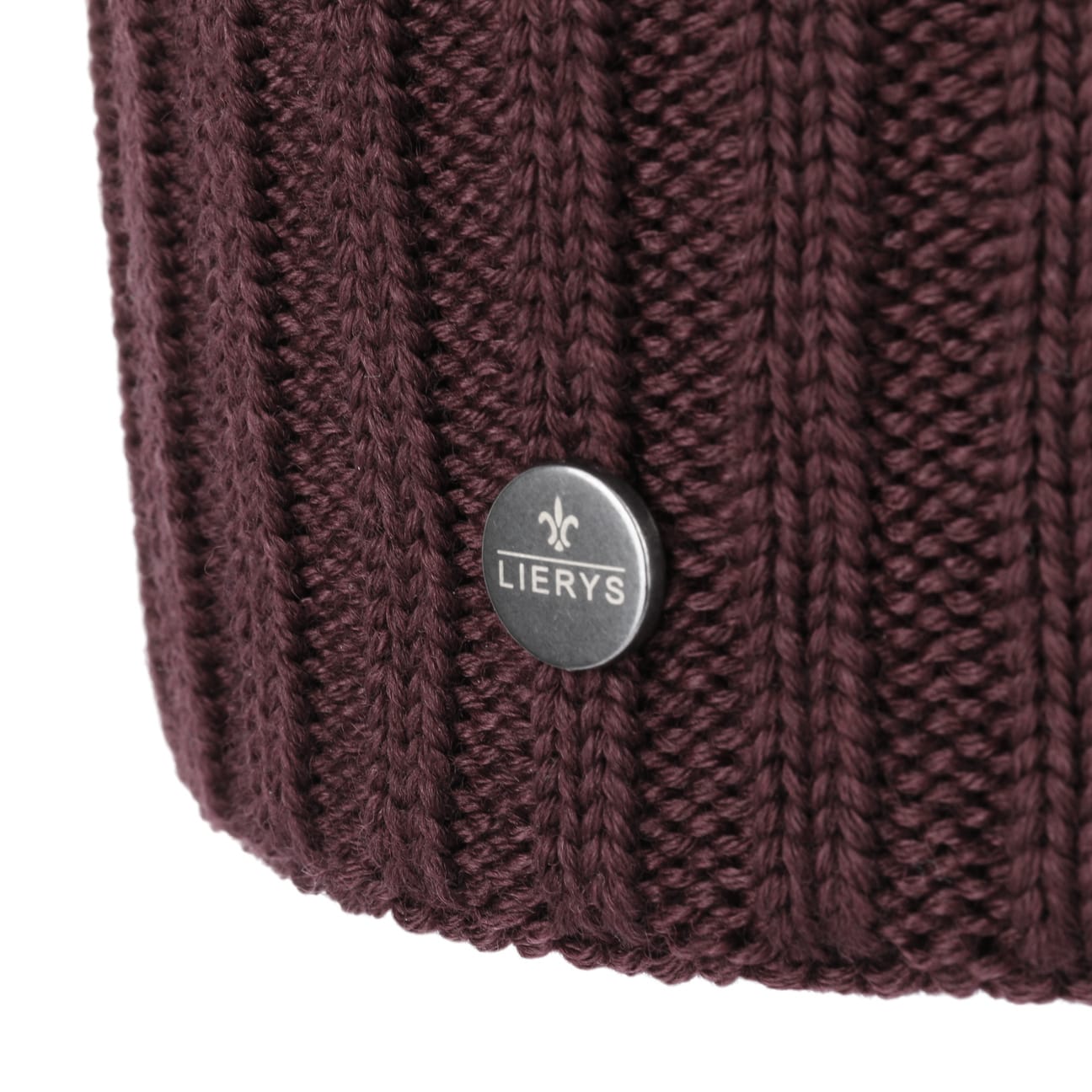 Lierys Merino Wool Knit Beanie with Foldable Cuff - Warm Winter Hat for Men & Women - Perfect for Skiing, Hiking, and Cold Weather Activities