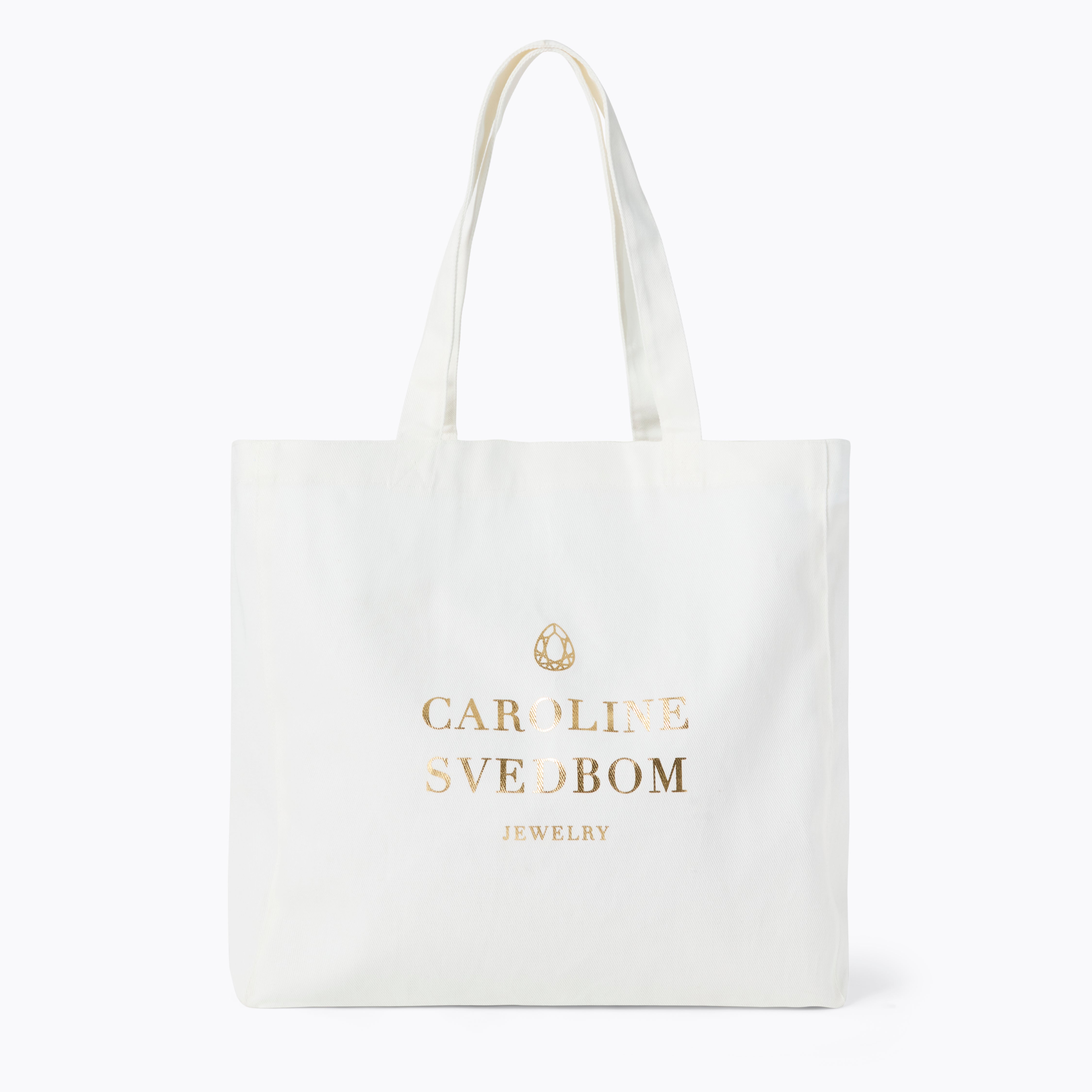 White With Gold Logo
