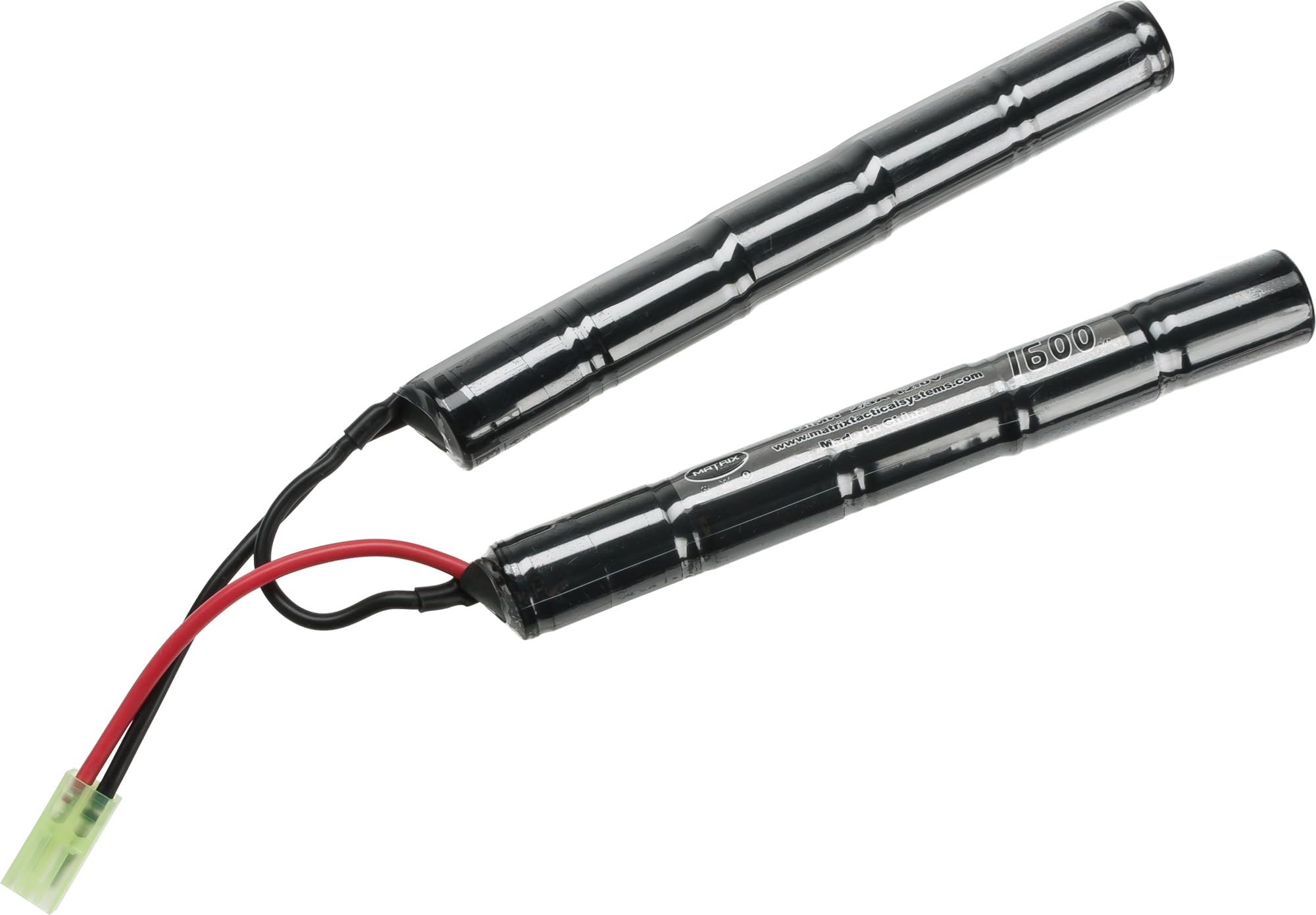 Matrix High Output Nunchuck Type Airsoft NiMH Battery for AEG Rifles - Long Lasting Power for Airsoft Battles and Training