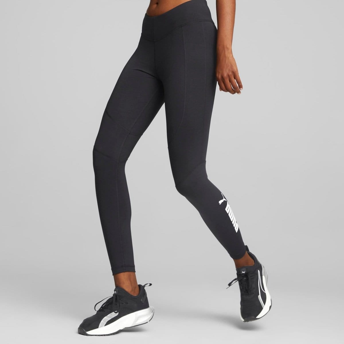 PUMA Women's Train Favorite High Waist 7/8 Black Tights - Workout Leggings for Yoga, Running & Gym - Comfortable & Breathable Activewear