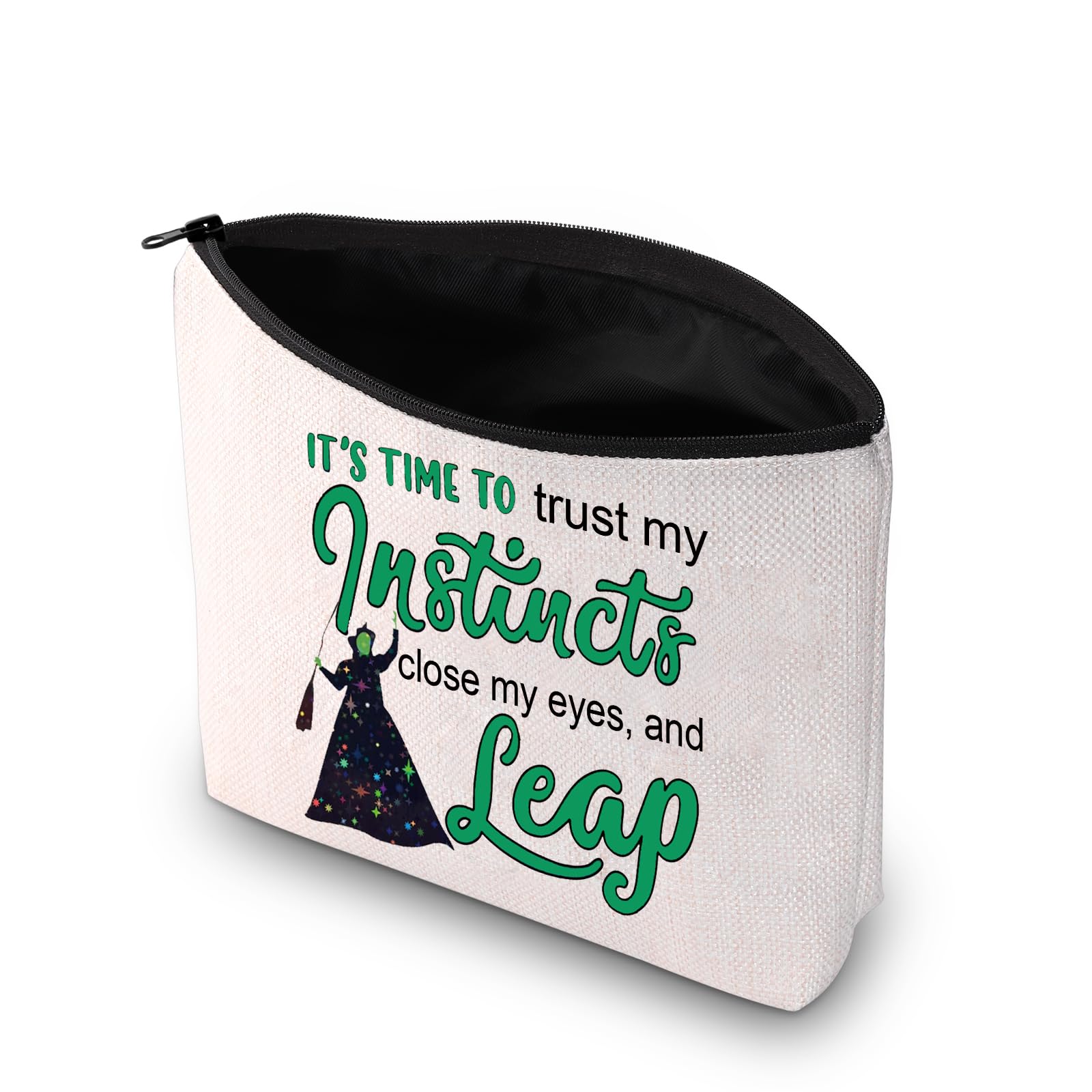 PXTIDY Witch Musical Inspired Makeup Bag - Perfect Gift for Witches & Musical Fans | Great for Cosplay, Halloween & Theater Events | Waterproof Travel Cosmetic Case