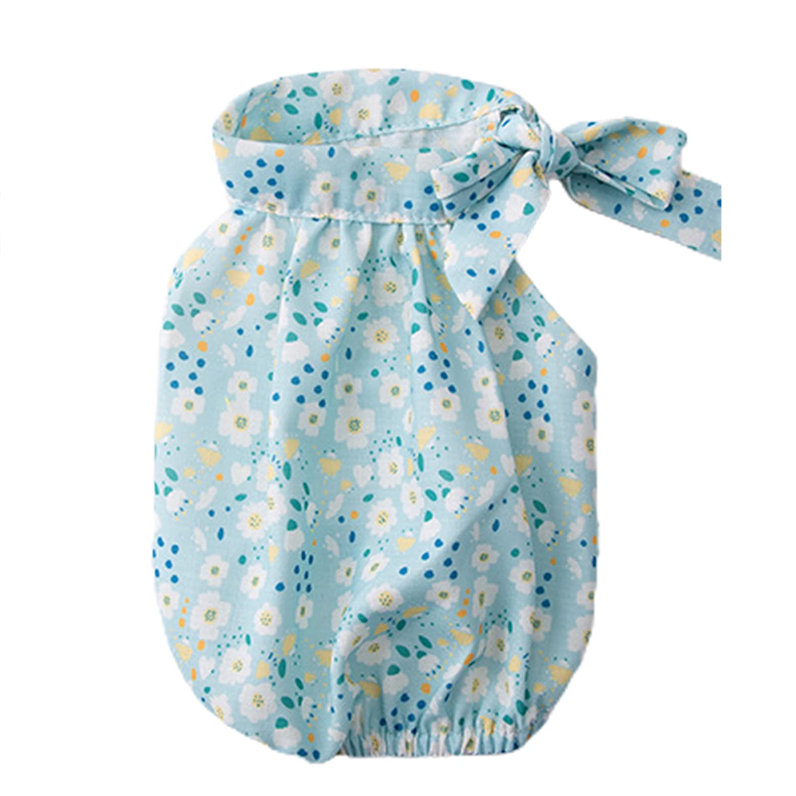 Hionre Floral Print Breathable Sleeveless Summer Shirt for Cats - Cute Pet Clothing for Outdoor Adventures & Indoor Playtime