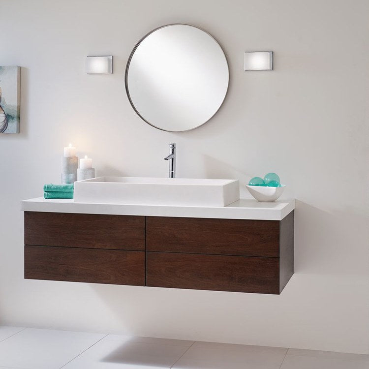 Energy-Efficient Ace Single Light LED Bathroom Fixture with AC LED Module - Perfect for Vanity, Mirror, and Shower Lighting