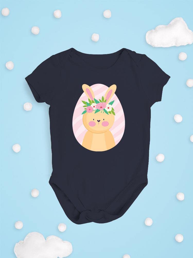 Smartprints Adorable Easter Bunny Garland Bodysuit for Baby - Perfect for Easter Photos, Spring Celebrations & Holiday Family Gatherings