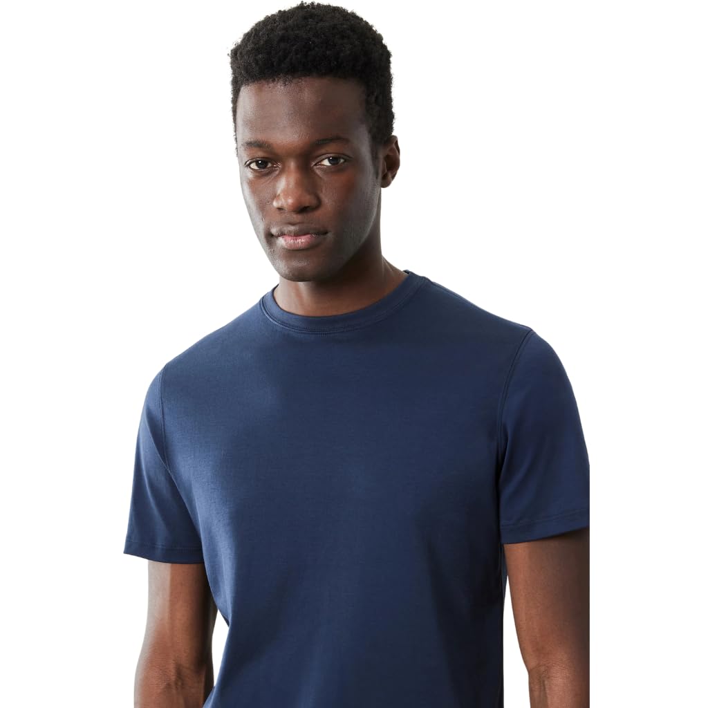 Robert Barakett Men's Premium Cotton Crew Neck T-Shirt in Monument Grey - Casual Comfort for Everyday Wear, Office & Weekend Outings
