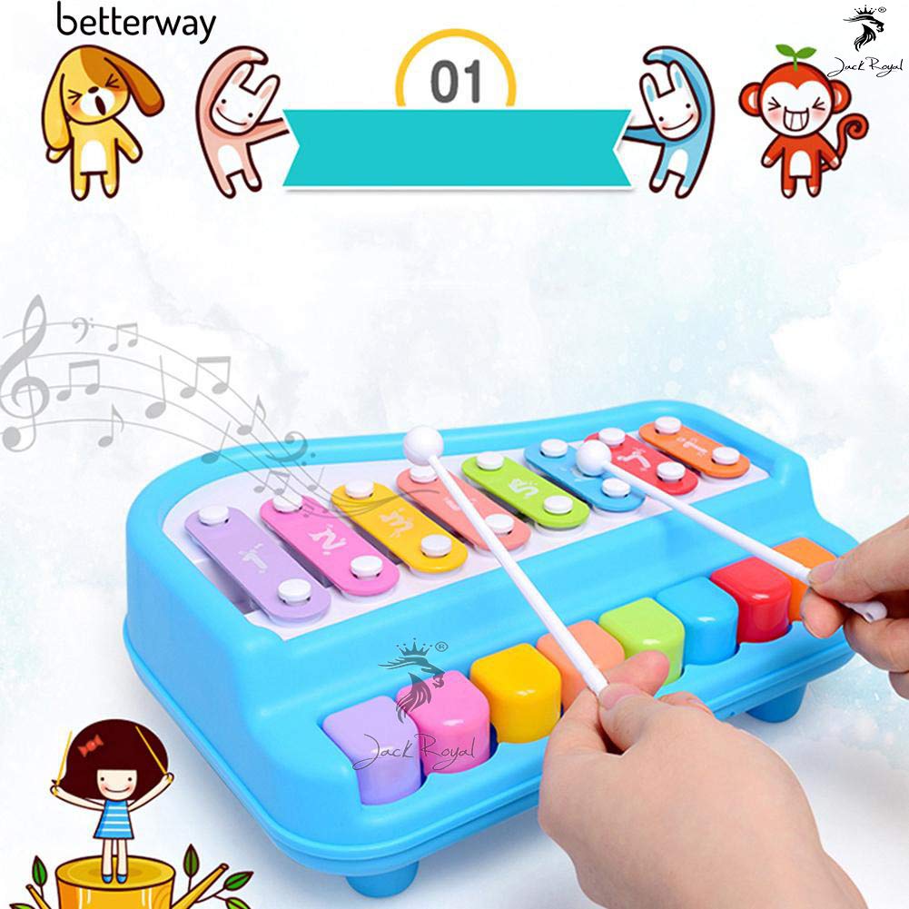 Jack Royal Vocal Piano - Classic Multicolor Xylophone Set for Kids, Perfect for Music Education, Early Learning & Playtime Fun