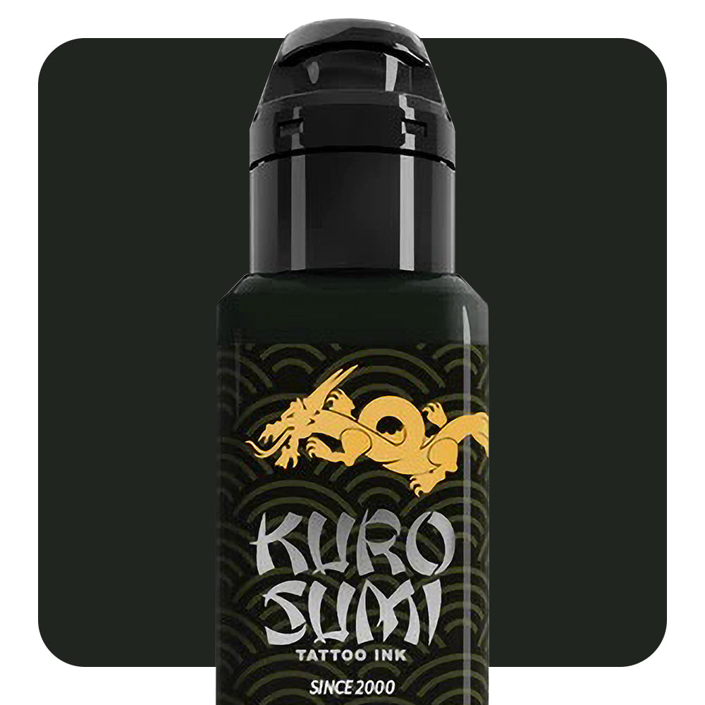 Kuro Sumi Soft Bronze Tattoo Ink - Professional Quality, Various Sizes for Tattoo Artists | Perfect for Realism, Shading, and Fine Line Work