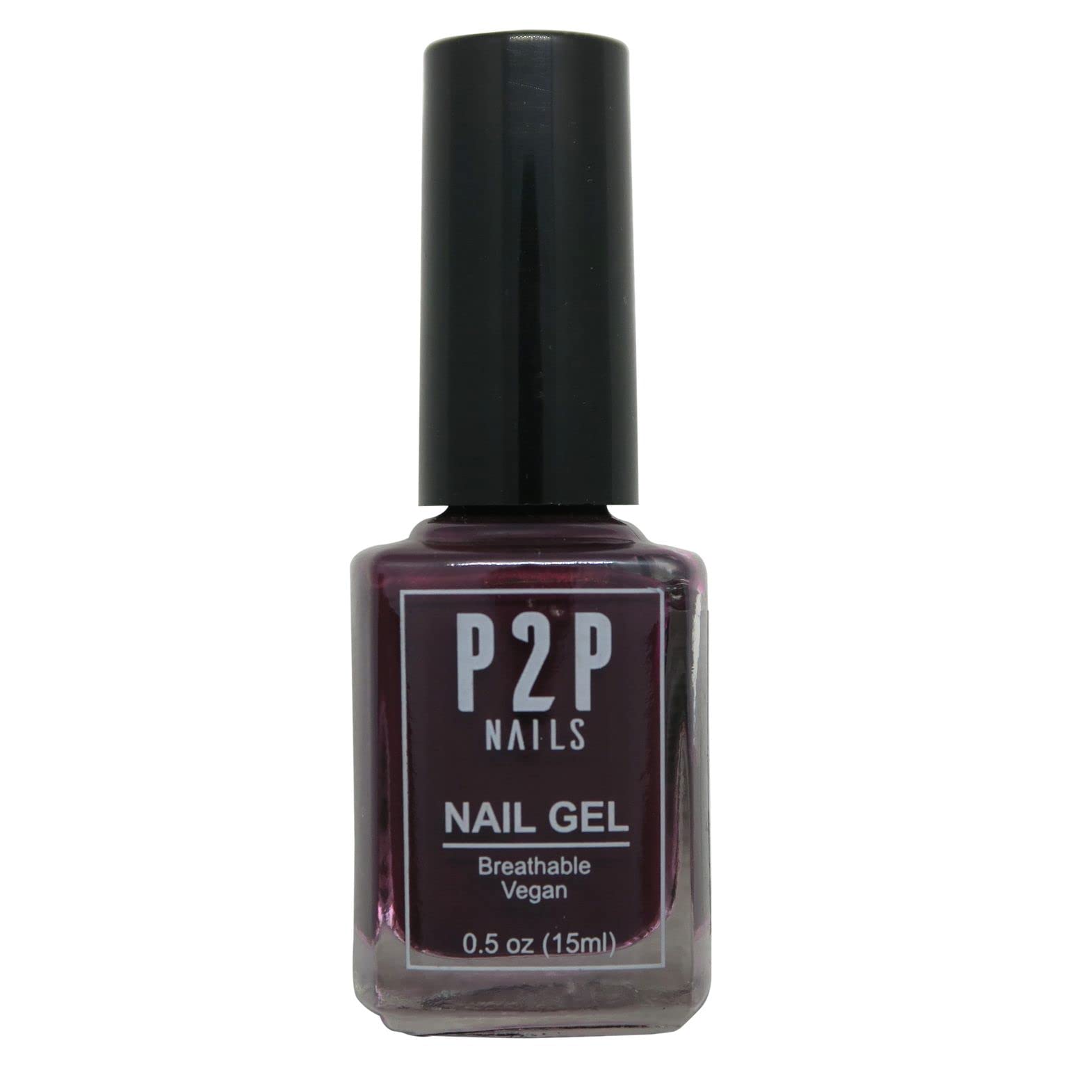 Vegan Burgundy Nail Gel Polish - Quick Dry Long Lasting Nail Art Gel with Smooth Texture - Cruelty Free Nail Polish in Vibrant Colors for Women (Bloody Sunday) - Perfect for Salon, Home Manicures & Special Occasions