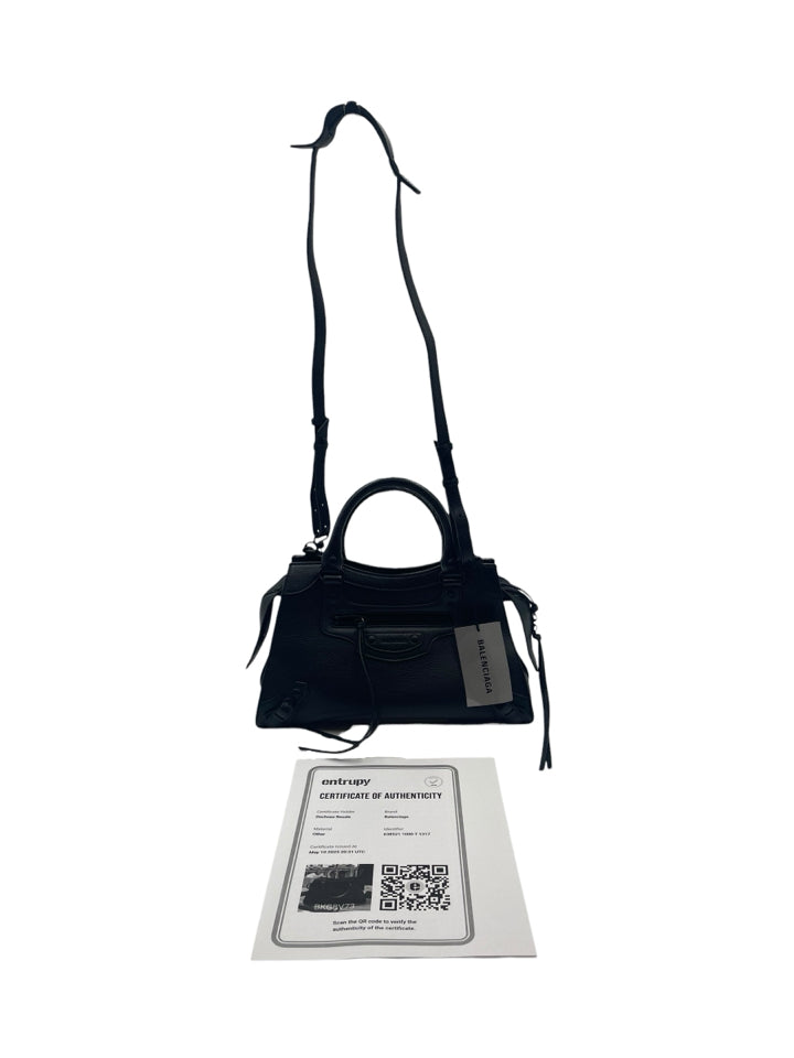 Balenciaga Neo Classic City Small Top Handle Bag - Luxury Leather Crossbody Purse for Women | Perfect for Work, Travel & Everyday Use