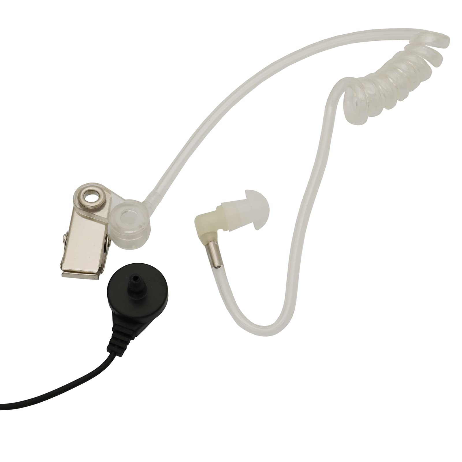 Midland Walkie Talkie Earpiece - 5 Pack Covert Acoustic Tube Headset with PTT Button | Compatible with Midland GXT1000VP4, LXT500VP3, GXT1050VP4, GXT1000XB | Ideal for Security, Construction & Outdoor Adventures