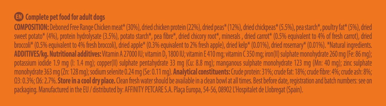 Nature's Variety Premium Complete Dry Dog Food with Free-Range Chicken for Medium & Large Breeds - 10kg Bag | High-Protein Nutrition for Active Adult Dogs at Home or Outdoor Adventures