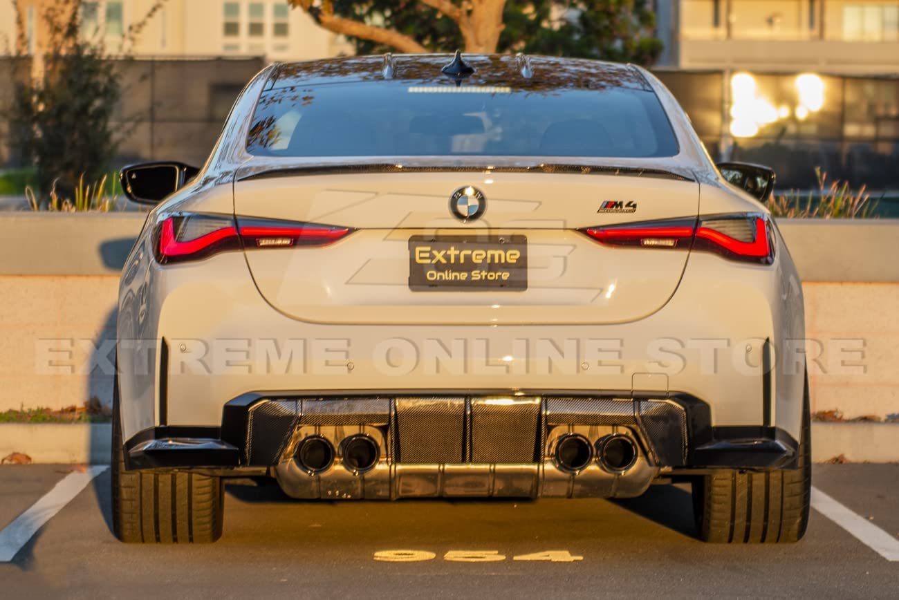 2021-Present BMW G22 4-Series & G82 M4 Carbon Fiber Trunk Spoiler - OEM Style Rear Wing for Enhanced Aerodynamics & Sporty Look | Perfect for Track Days & Car Shows