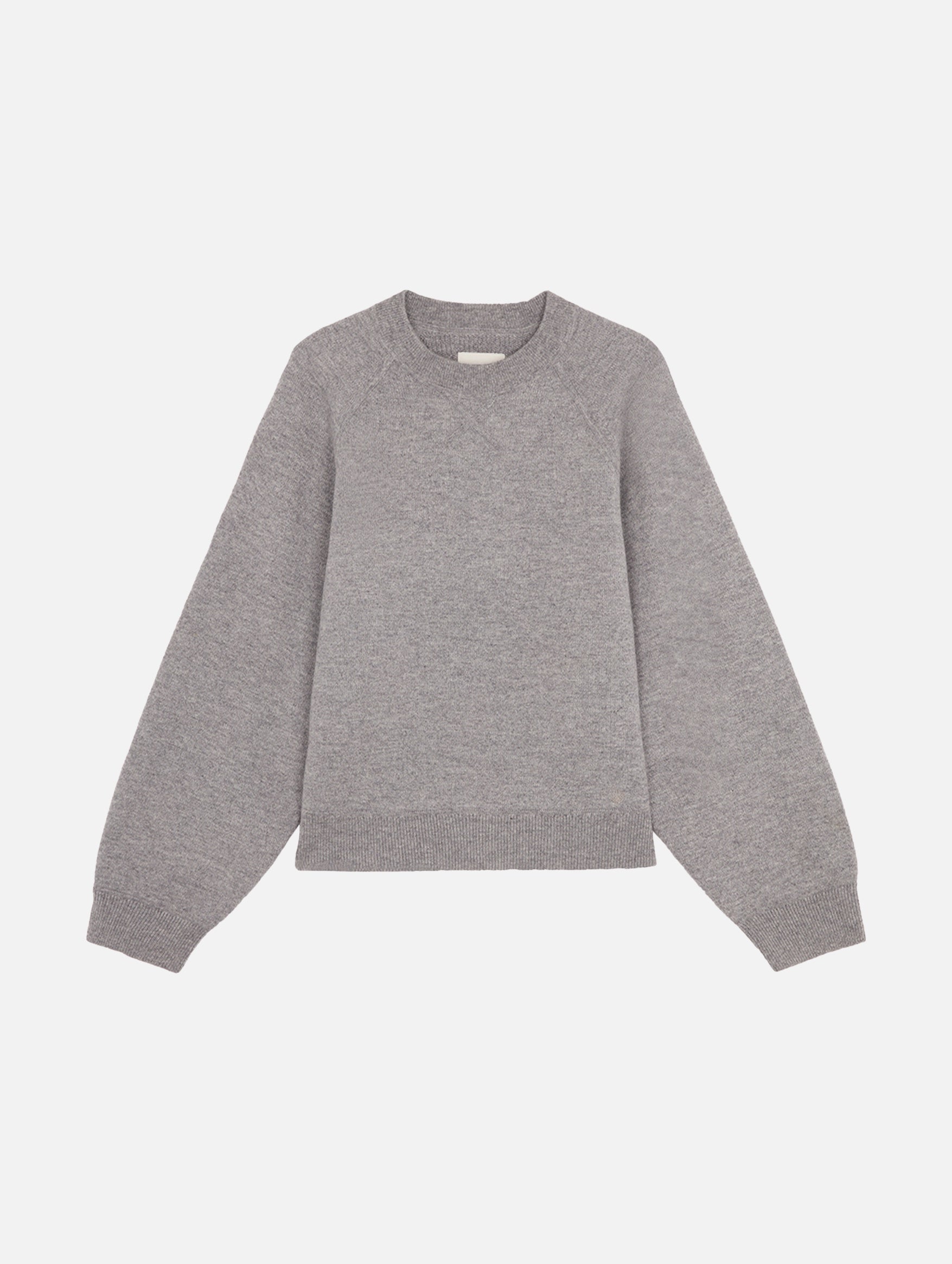 Premium Grey Cashmere Sweater for Women - Soft & Warm Winter Pullover - Perfect for Office, Travel & Casual Wear