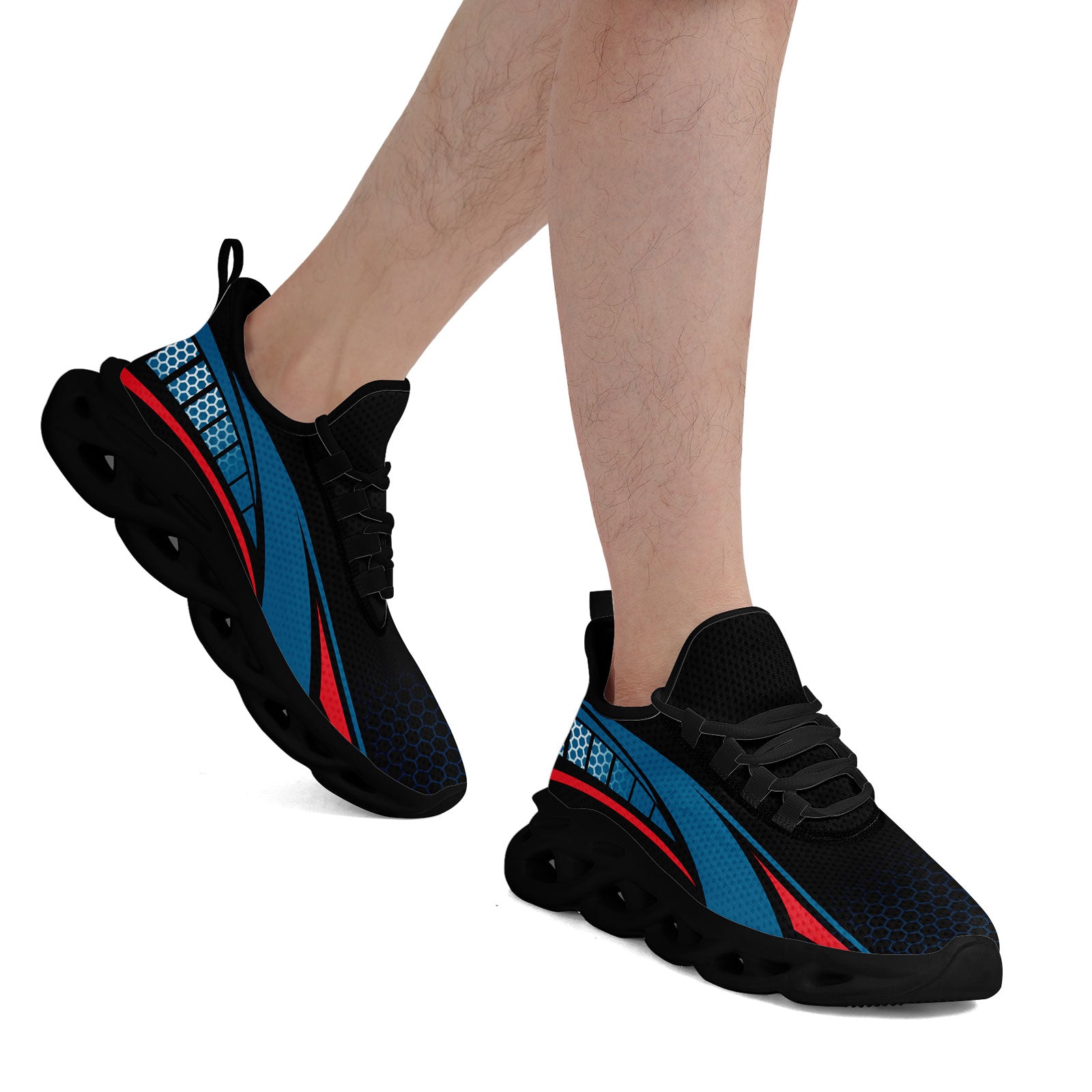 Custom Maxsoul Personalized Sneakers for Men & Women - Lightweight Comfortable Walking Shoes FN003 E025022 (Size 16) - Perfect for Running, Gym Workouts & Casual Wear