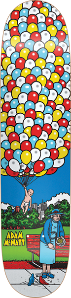 101 Mcnatt Balloons Skateboard Deck 8.5