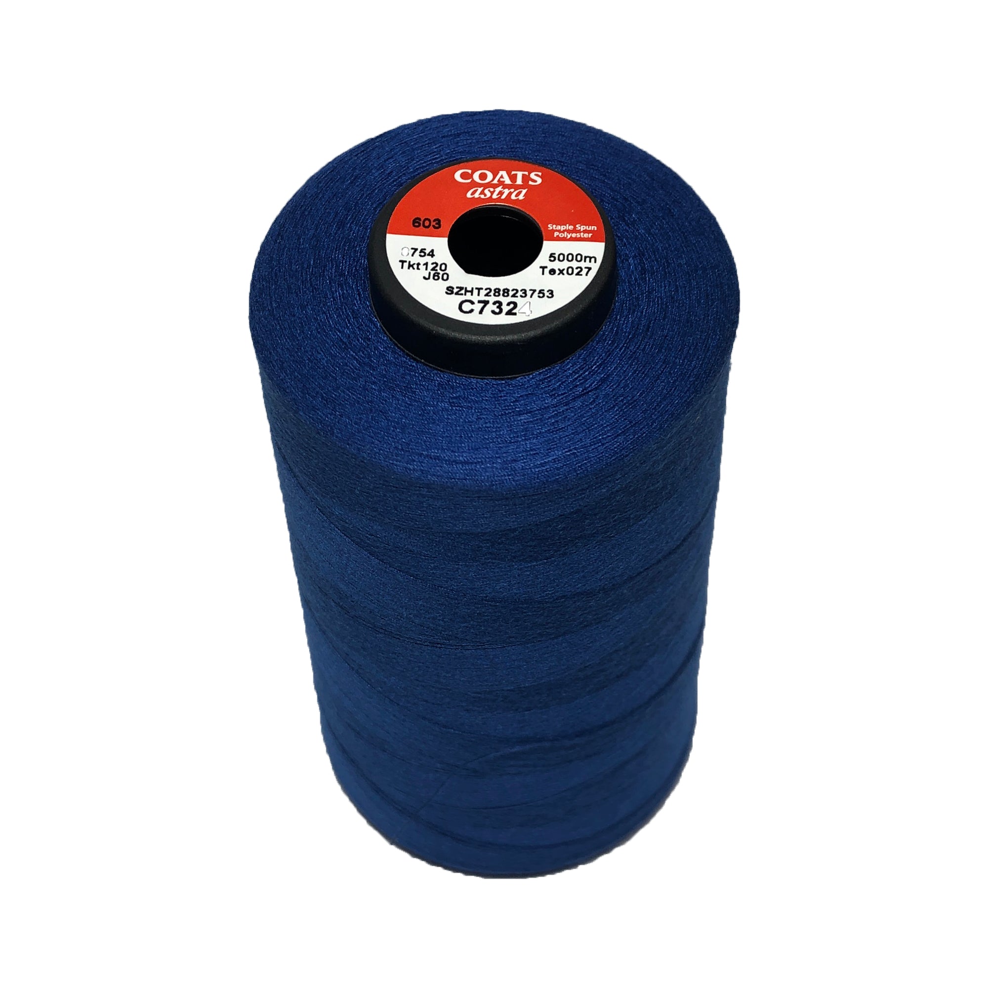 Astra General Use 120 Thread 5000m Cones - High-Quality Sewing Thread for Quilting, Embroidery & Crafting Projects