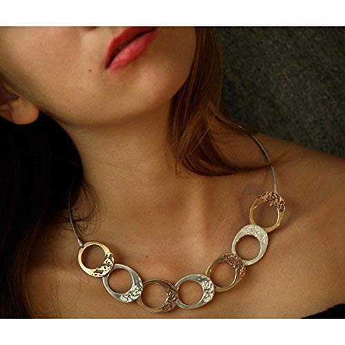 Elegant Sterling Silver & Bronze Egg Necklace - Perfect for Easter Gifts, Birthdays & Everyday Jewelry