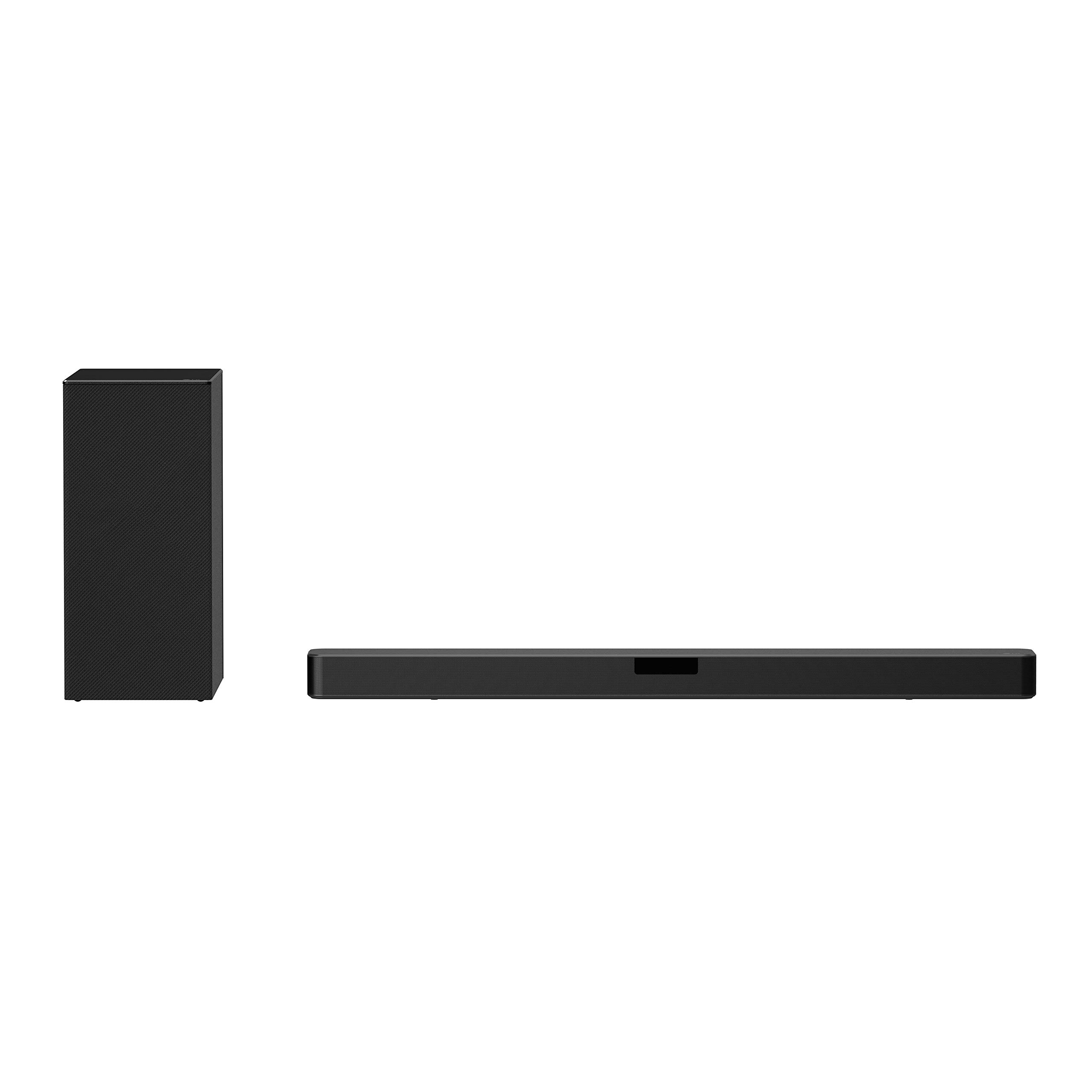 LG SN5Y 2.1 Channel Sound Bar with Wireless Subwoofer - High Resolution Audio, DTS Virtual:X, AI Sound Pro, Bluetooth - Black | Home Theater System for TV, Movies & Gaming