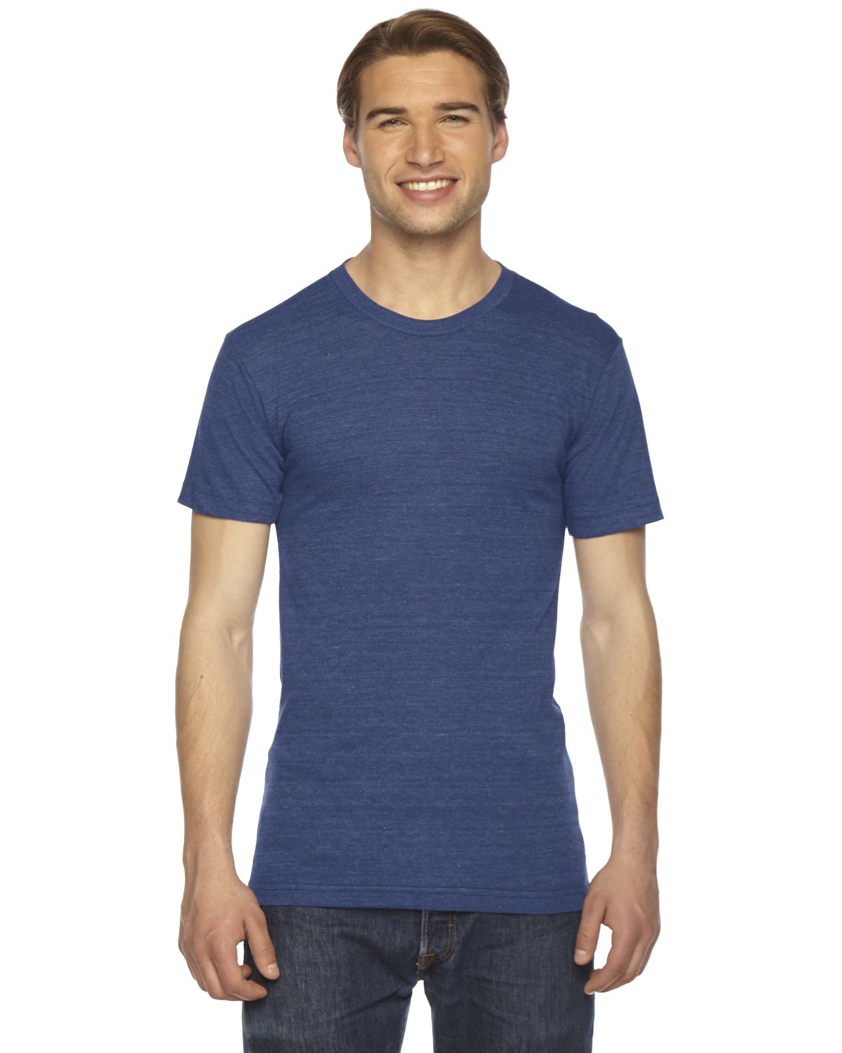 American Apparel Men's Tri-Blend Short Sleeve Track Shirt - Soft Breathable Cotton Blend Tee for Gym, Running & Casual Wear | Comfortable Athletic Shirt for Workouts & Everyday Style