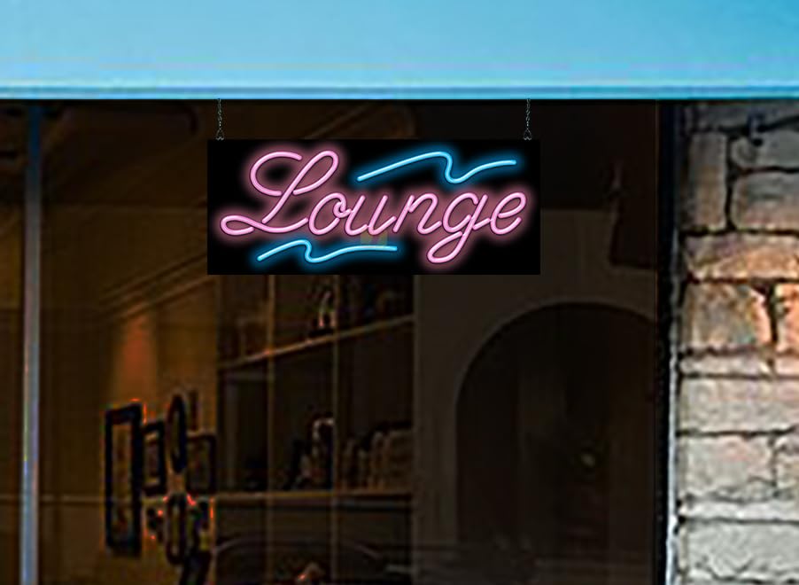 Custom Neon Sign for Lounge - Vibrant LED Wall Decor for Home, Bar, or Party - Perfect for Bedroom, Game Room, and Man Cave Lighting