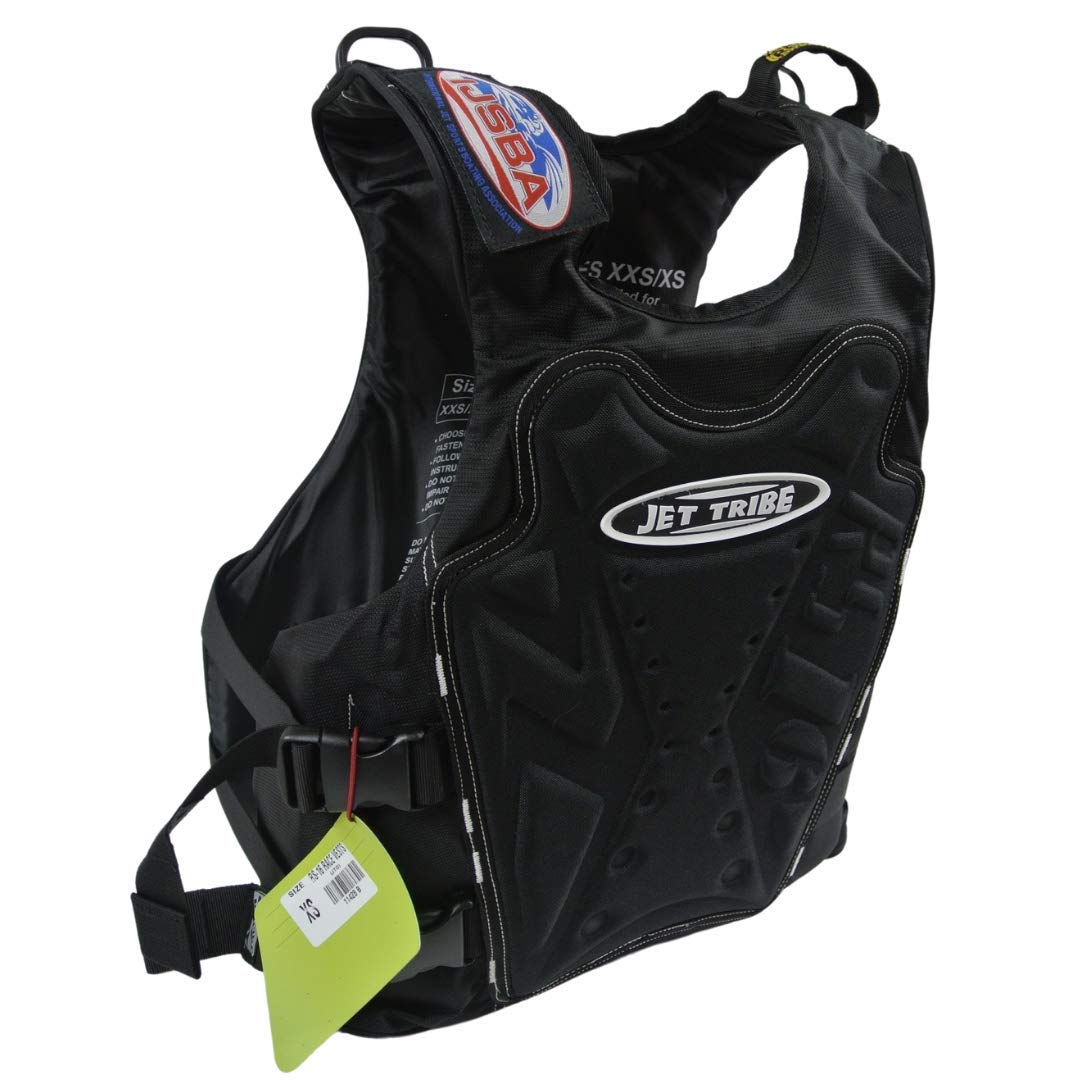 RS-16 Side-Entry Impact Vest for Jet Ski Racing - Black Competition Safety Vest | Water Sports Protective Gear for Closed Course Racing & High-Speed Performance
