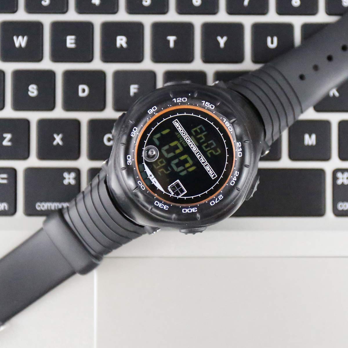 Men's Rubber Watch Strap Replacement for SUUNTO Vector Smart Watch - Waterproof Silicone Sports Wristband - Perfect for Running, Swimming & Outdoor Activities